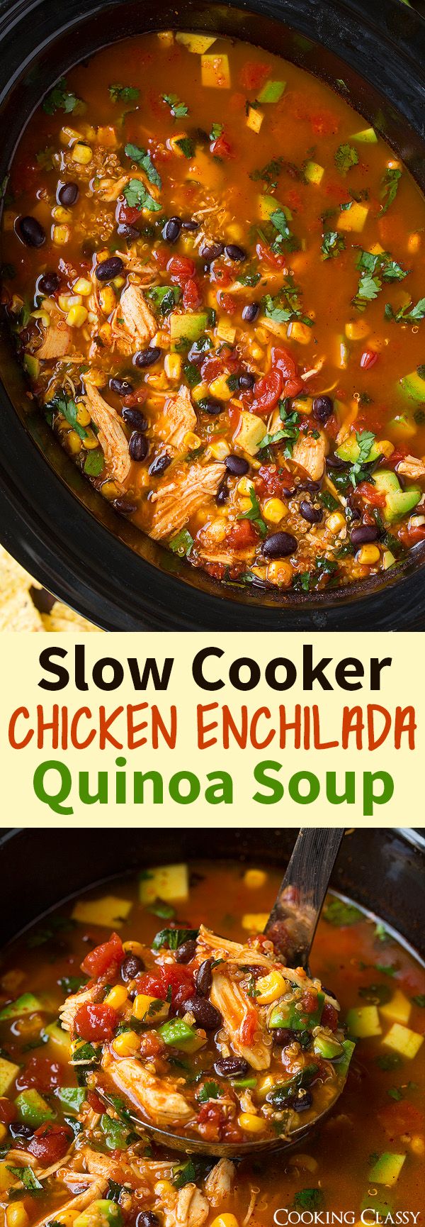 Unlock Easy, Healthy Meals with Slow Cooker Chicken Enchilada Quinoa Soup